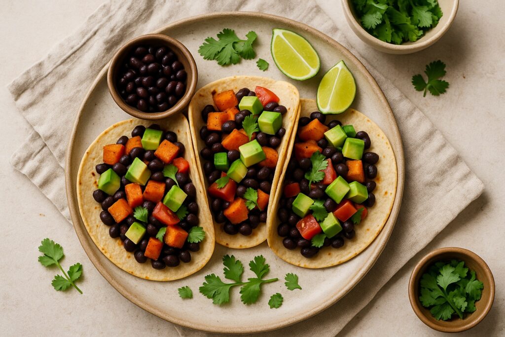Black Bean and Sweet Potato Tacos: A Bold and Wholesome Twist on Taco Night